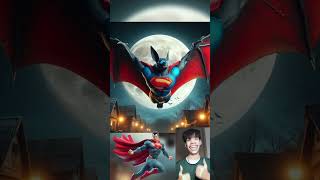 Superheroes but Bat 🔥 Copycat Machine  Marvel amp DC characters avengers marvel shorts [upl. by Lokcin559]