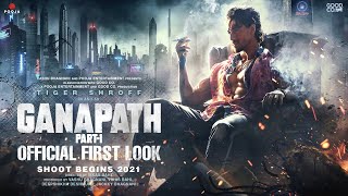 Ganapath  Official First Look Poster  Tiger Shroff  Vikas Bahl  Jackky Bhagnani  Releasing 2022 [upl. by Jehias]