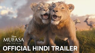 Mufasa The Lion King  Hindi Trailer  Shah Rukh Khan Aryan Khan AbRam Khan  In Cinemas Dec 20 [upl. by Ayyn]