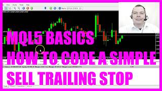 LEARN MQL5 TUTORIAL BASICS  27 HOW TO CODE A SIMPLE SELL TRAILING STOP [upl. by Sinai461]