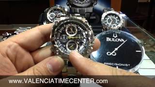 Bulova Precisionist Chronograph watch review by Valencia Time Center [upl. by Bandler]