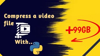 How to Compress Video Files using MoviePy Simple Python Tutorial [upl. by Berneta819]