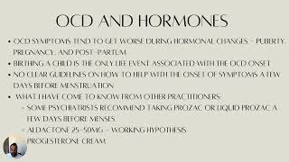 OCD and Hormones Menstruation  OCD and Anxiety Clinic of Ontario  Psychologist  Robert Roopa [upl. by Anhsirk152]