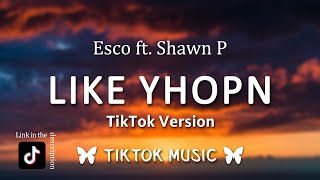 Esco  Like Yhop ft Shawn P x Unwritten TikTok RemixLyrics Staring at the blank page before you [upl. by Franchot]