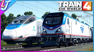 Train Sim World 4  American Amtrak Speed Test [upl. by Lambard]