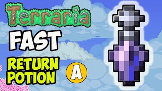 Terraria How To Get POTION OF RETURN  Terraria how to make Potion of Return FULL GUIDE [upl. by Econah640]