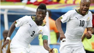 Asamoah gyan talks about Dede Ayew for the 1st time after his captains band was given to Dede [upl. by Kinzer]