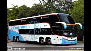 Ônibus saindo rodoviária Tietê  Feriado 12 outubro  DD da Emtram União e Novo Horizonte  T5EP16 [upl. by Abehsat]