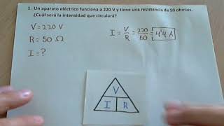 Ley de Ohm y ejercicios 2 [upl. by Lig]