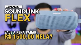 BOSE SOUNDLINK FLEX REVIEW COMPLETO COM TESTE DE ÁUDIO  ASSISTA ANTES DE COMPRAR [upl. by Annim]