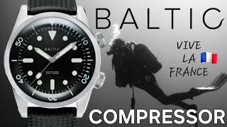 🌊🤿HOMENAJE A LOS RELOJES COMPRESSOR VINTAGE DE LOS 60S🛑📢BALTIC AQUASCAPHE DUALCROWN [upl. by Oiliruam]