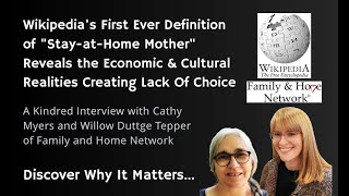 Wikipedias First Definition of StayatHome Mom Reveals Economic amp Cultural Reality Lack of Choice [upl. by Lorri]