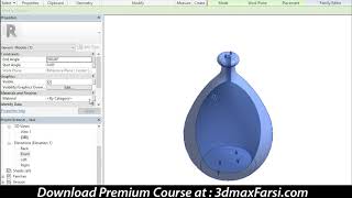 How to Create a vase in Revit Architecture [upl. by Inahteb]