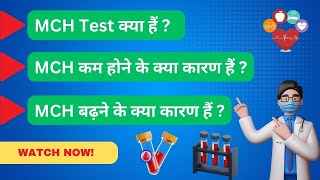 MCH blood test in Hindi  MCH कम और ज्यादा क्यों होता है  MCH नार्मल कैसे करें [upl. by Marwin]