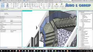 Como editar y solucionar la construcción de barandillas en Revit 2018 para Escaleras [upl. by Hatokad]