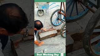 Best working day 1402 Paving brick laying process [upl. by Philander647]