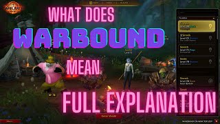 Warband Guide  What does warbound mean  the War Within  Tips for Beginners [upl. by Inacana]