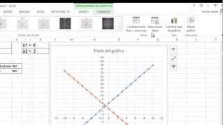 Rectas Paralelas y Perpendiculares en Excel [upl. by Davida904]