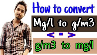 How to convert mgl to gm3  How to convert gm3 to mgl  unit conversion trick [upl. by Anaihr]