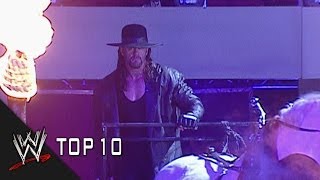 Undertaker Returns  WWE Top 10 [upl. by Netsriik]