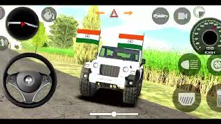 Dollar Songs 😈 Modified Mahindra White Thar  Indian Car Simulator Game 3D  Android Gameplay [upl. by Ainniz]