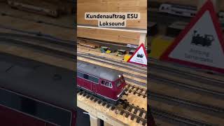 Modelleisenbahn Umbau von analog auf digital mit ESU Loksound [upl. by Hodess835]