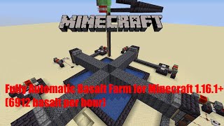 Auto Basalt Farm for Minecraft 11626912 Basalthour [upl. by Nawuq512]