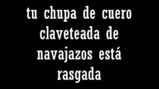 Cicatriz  Enemigo público Nº1 letra [upl. by Fillbert]