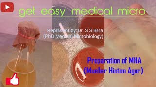 Preparation of Mueller Hinton AgarGetEasyMedicalMicro [upl. by Diantha]