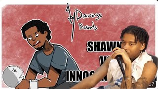 Shawn Cee Reacts To Shawn vs Innocent Twitch chatter  Shawn Cee Animation [upl. by Aneehsak]