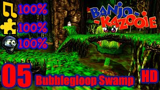 Banjo Kazooie HD 100 Walkthrough Part 5  Bubblegloop Swamp [upl. by Harriott]