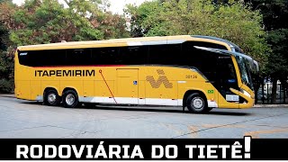 GRANDE MOVIMENTO DE ÔNIBUS NA RODOVIÁRIA DO TIETÊ MOVIMENTO DE FERIADO [upl. by Iadahs285]