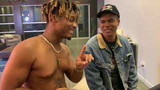 Juice WRLD freestyle w ILOVEMAKONNEN [upl. by Salome603]