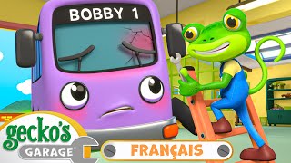 Le parebrise cassé de Bobby  Le Garage de Gecko｜Camions pour enfants [upl. by Trammel]