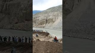 landsliding in Gilgit Skardu Road landsliding gilgitroad shorts skarduroad [upl. by Dorian]