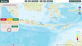 Live Streaming Seismic Intensity Map Intensitymeter dan Akselerometer Stageof Mataram [upl. by Ahsel492]