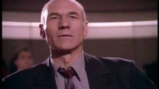 Star Trek TNG Picard speaks in alien language [upl. by Airda]