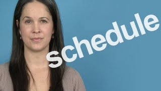 How to Pronounce Schedule  American English [upl. by Deerc]