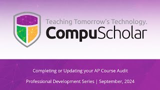 Completing or Updating Your AP Course Audit [upl. by Erda]