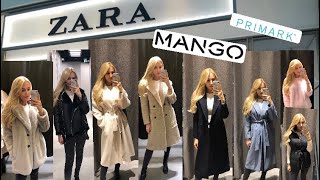 Wielkie mierzymy Zara 🥰 Mango 😍 PRIMARK🙊 płaszcze kurtki swetry [upl. by Lak]