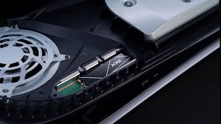 XPG 1TB GAMMIX S70 Blade PS5 SSD Install [upl. by Dias513]