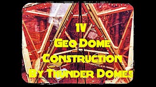 DIY 1V geodesic dome build Prefabricated panel construction and dome assembly by Thunder Domes [upl. by Adalie]