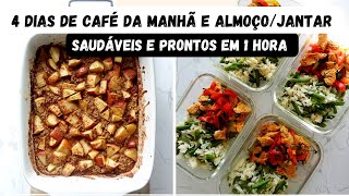 Comida Pronta P Correria da Semana  Preparei Almoço e Café da Manhã Para Semana [upl. by Euphemie]