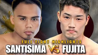 OCT 12 2023 Santino BIGONG MANALO kontra sa Japanese Prospect  SANTISIMA vs FUJITA Full Fight [upl. by Lavoie]