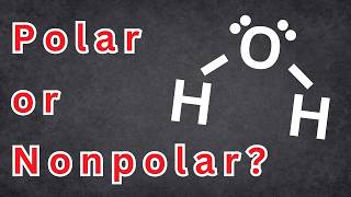 EASILY know if a Molecule is POLAR or NONPOLAR in Chemistry  Tadashi Science [upl. by Galanti344]