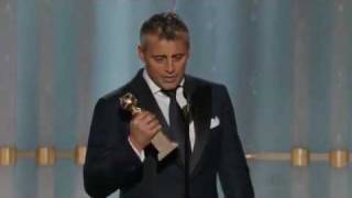 Matt LeBlanc winning a Golden Globe 2012 HQ [upl. by Wendy644]