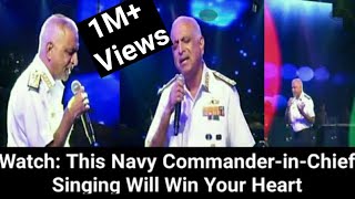 Girish Luthra This Navy CommanderinChief Singing Will Win Your HeartGhar Se Nikalte Hi [upl. by Eidaj235]