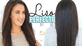 Cómo conseguir un pelo liso perfecto  Planchado de cabello [upl. by Studner131]