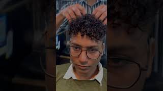 Perming hair style 🧑‍🦱🧑‍🦱 youtubeshorts viral like lorealparis hairstyle shorts short [upl. by Raouf]