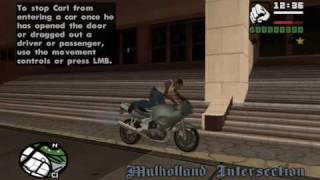 GTA San Andreas  quotWeaponsRunquot for free weapons at the very beginning of the game  Part 1 of 2 [upl. by Drandell]